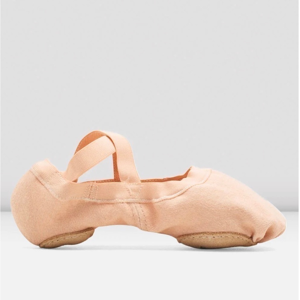 Bloch Synchrony Split Sole Stretch Canvas Ballet Shoe Size 4.5 B